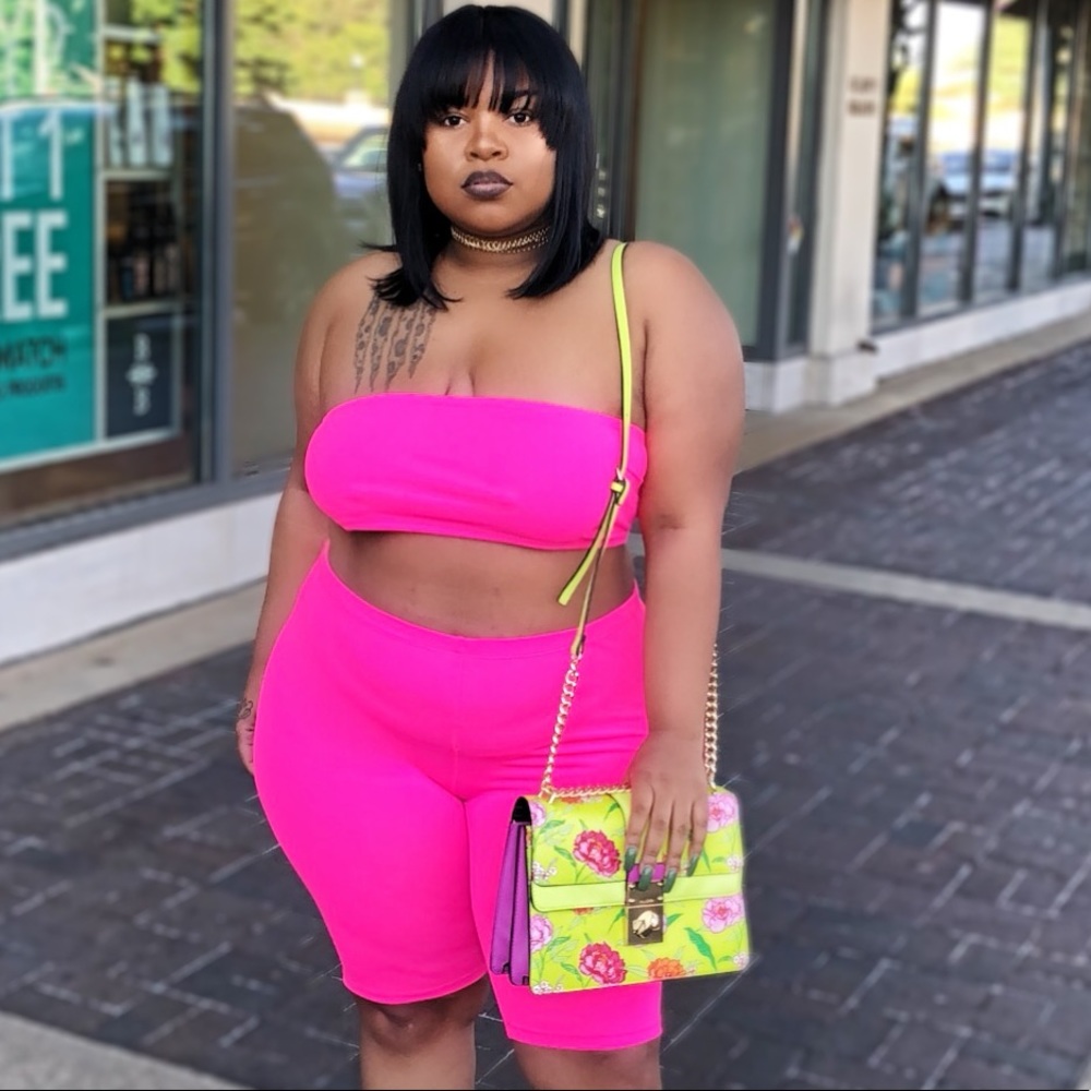 Pink two piece set